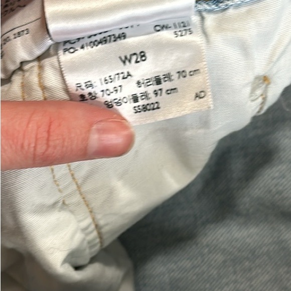 Levi’s 501 Distressed High Rise Short - Picture 6 of 6